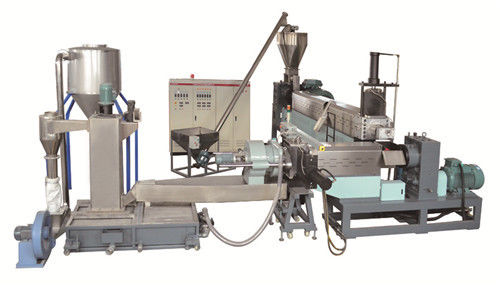 comprare HDPE PP Flake Single Screw Extruder Exhausting Plastic Crusher Machine online manufacture