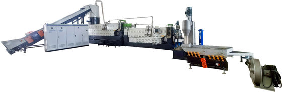 comprare Macchina di riciclaggio per la pelletizzazione di plastica stampata BOPP a due fasi con compressore a taglio online manufacture
