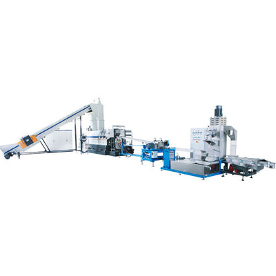 500 - 2000 kg/h Produttori di estrusori a vite singole / Linea di pelletizzazione a fiocco di plastica
