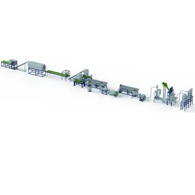 Macchina di riciclaggio di plastica per lavaggio Macchina di pulizia automatica di bottiglie 200kw