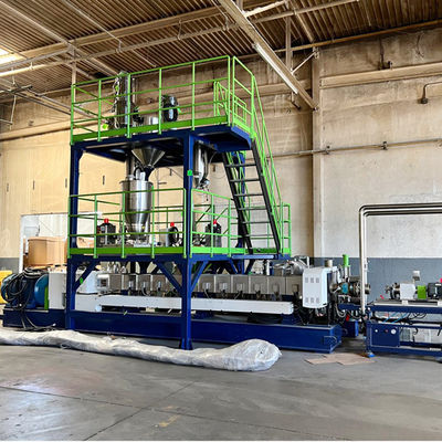 Equipaggiamento di pelletizzazione di plastica auto-pulizia, estrusore a vite singola e a vite gemelle per la composizione e la modificazione