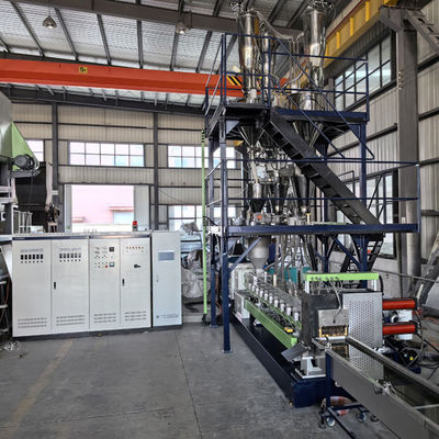 Co-rotation Twin Screw Extruder Plastic Pelletizing Machine per la composizione e la modificazione