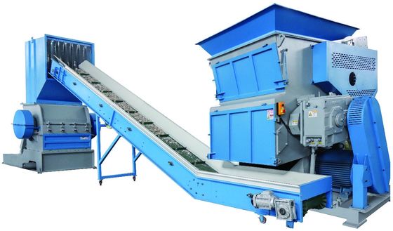 PP Jumbo Bag / Lump Granulatore di plastica Granulatore di triturazione di plastica computerizzato 800 kg/ora