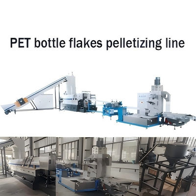 1500-2000 kg/hr Bottiglie PET fiocchi Macchine di riciclaggio Plastico Riciclaggio Linea di produzione Automatica