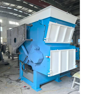 HDPE PP Purge Shredder with 500kg per hour capacity featuring a heat-treated rotor and premium alloy steel blades for durable plastic recycling